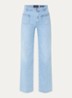 Audrey high waist straight leg jeans met opgestikte zakken - Indigo