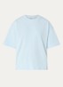 Nanna T-shirt met ronde hals - Lichtblauw