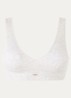 Fay bralette met ribstructuur - Lichtgrijs