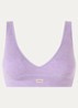 Fay bralette met ribstructuur - Lavendel