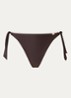 Ipanema brazilian bikinislip met gestrikt detail - Donkerbruin
