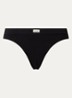 Lucy slip met ribstructuur - Zwart