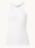 Alexo tanktop met ronde hals - Wit