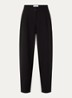 Harper high waist wide fit pantalon met steekzakken - Zwart