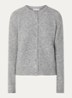 Nor fijngebreid vest in alpaca wolblend - Grijsmele