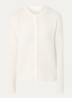 Nor fijngebreid vest in alpaca wolblend - Gebroken wit