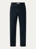 Saboris straight fit chino met steekzakken - Donkerblauw