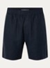 Sajabari straight fit korte broek van linnen - Donkerblauw