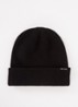 The Beanie fijngebreide muts in wolblend - Zwart
