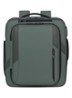 Glazed M rugzak met 17 inch laptopvak - Mosgroen