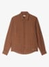 Comfort fit overhemd met grafische print - Naturel
