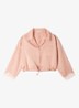 Cropped blouse met strass en details van kant - Orange