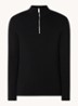 Fijngebreide pullover van merino wol - Diepzwart
