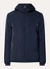 Jack met capuchon en logo - Donkerblauw