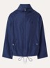 Jack met logo en steekzakken - Donkerblauw