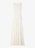 Maxi jurk met borduring - Beige