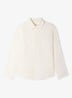 Oversized fit overhemd met structuur - Wit
