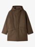 Parka in wolblend - Taupe