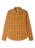 Regular fit overhemd met print - Mosterd