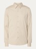 Regular fit overhemd met stretch - Beige