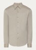 Regular fit overhemd met stretch - Donkerkhaki