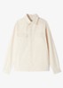 Regular fit overshirt met borstzak - Ivoor