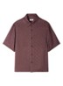 Square Cross loose-fit shirt - Chocolate / Bruin