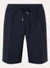 Straight fit korte broek met steekzakken - Donkerblauw
