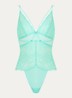 Amelia body van kant - Zeegroen