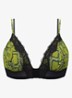 Bremer bralette van mesh - Groen