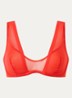 Chalmers beugel bh van mesh - Rood
