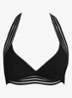 Miss halter bikinitop - Zwart