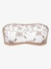 Shay strapless bh van mesh - Zilver