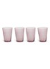 Together waterglas 55 cl set van 4 - Paars