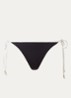 Bikinislip met geknoopt detail - Zwart