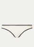 Bikinislip met structuur - Gebroken wit