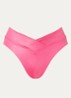 Soleil tanga bikinislip met glanzende finish - Roze
