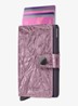 Miniwallet pasjeshouder van leer - Roze