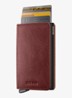 Slimwallet+ pasjeshouder van leer - Bruin