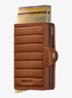 Twinwallet+ pasjeshouder van leer - Cognac