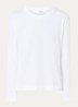Essential longsleeve met ronde hals - Wit
