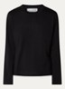 Essential longsleeve met ronde hals - Zwart