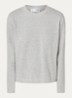 Essential longsleeve met ronde hals - Grijsmele