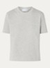 Essential T-shirt met ronde hals - Grijsmele