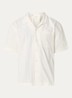 Jax regular fit overhemd met opengewerkt dessin - Creme