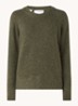 Lulu fijngebreide pullover in wolblend - Groen
