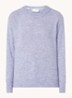 Lulu fijngebreide pullover in wolblend - Lichtpaars
