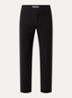 Miles straight leg chino met steekzakken - Zwart
