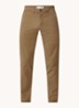 New Miles slim fit chino met steekzakken - Khaki