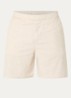 Reg-Harvey loose fit korte broek in linnenblend - Beige